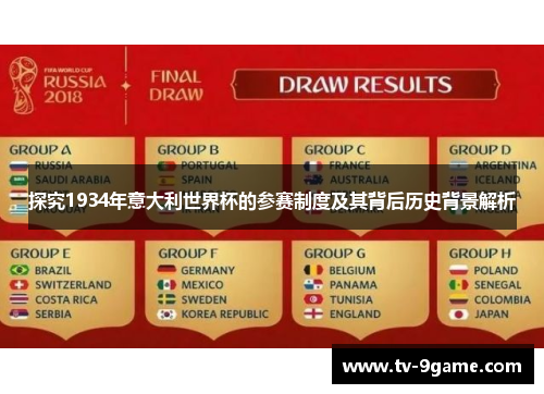 探究1934年意大利世界杯的参赛制度及其背后历史背景解析